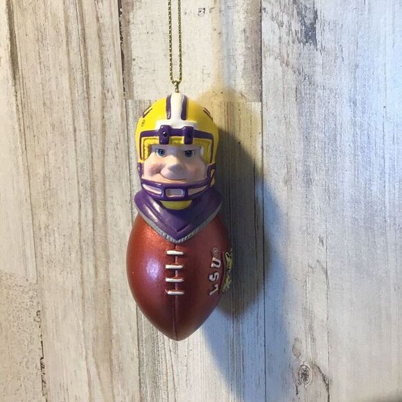 Vintage, LSU Tigers football ornament - Picture 2 of 4